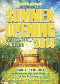 Sun, 11.May 14 - ov-silence Summer Opening - umsonst & draussen
