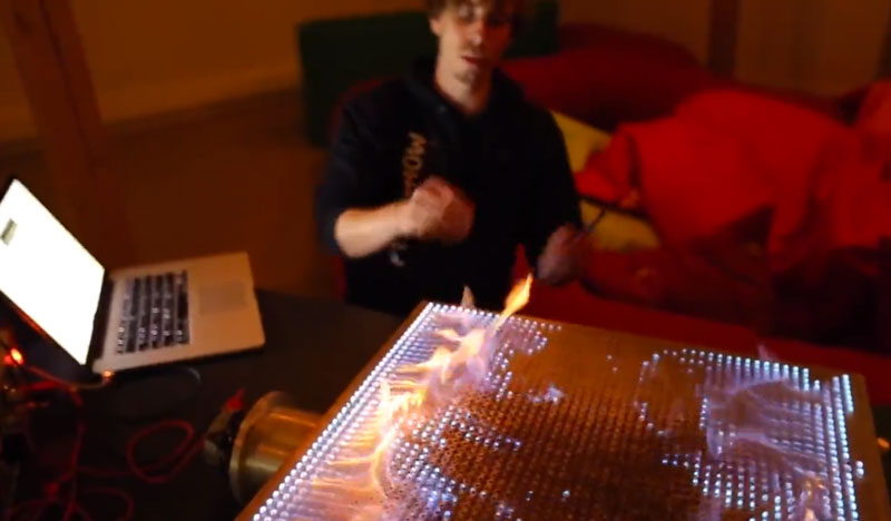 Pyro Board – Make fire with music